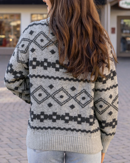 rib knit sweater