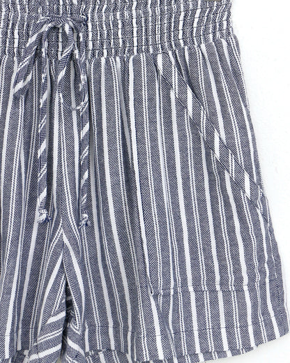 smocked waist shorts