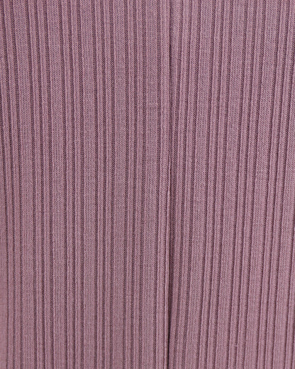 Fabric view of Dark Lilac Coziest Dolman Lounge Top