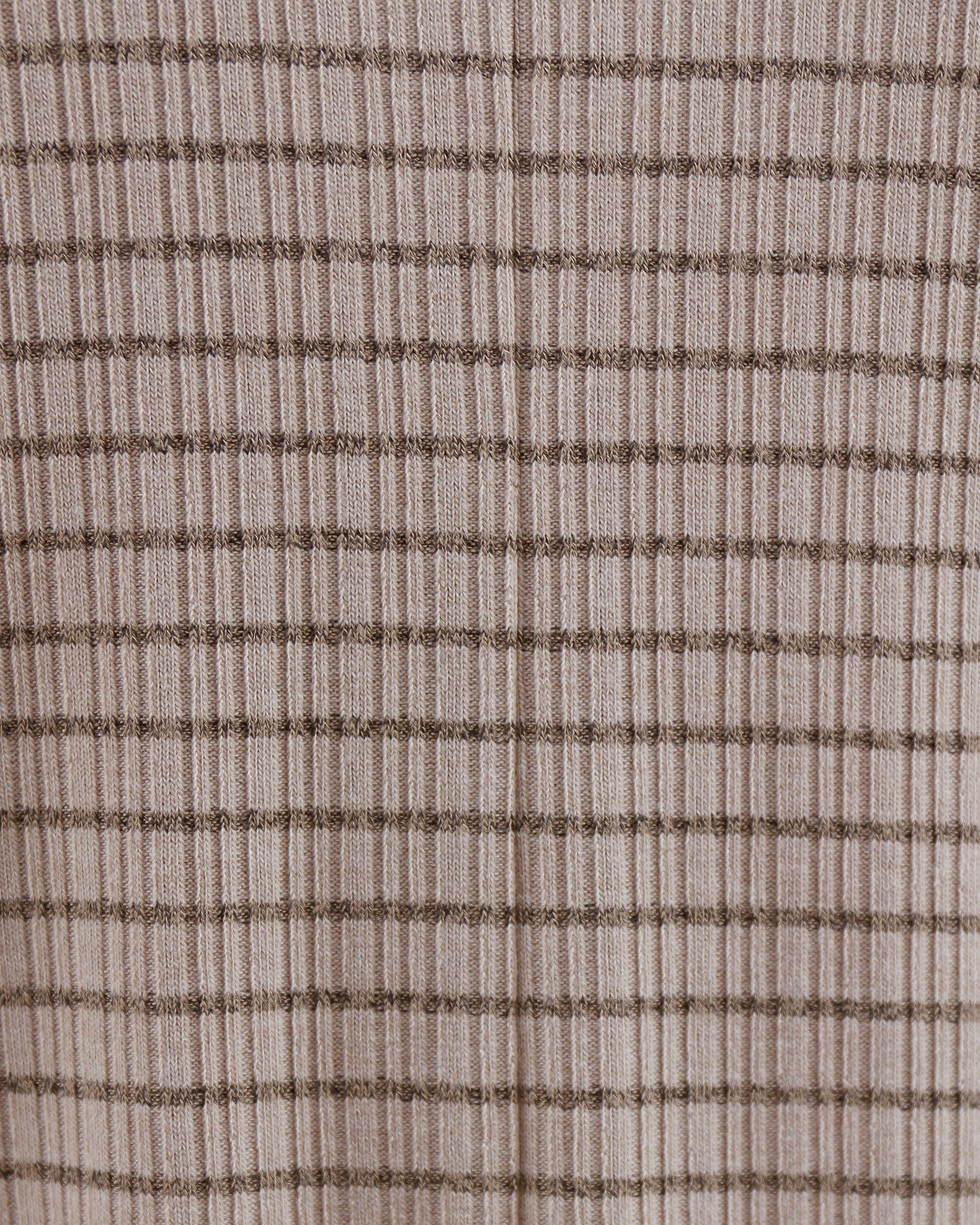 Fabric view of Tan/Black Stripe Coziest Dolman Lounge Top