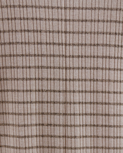 Fabric view of Tan/Black Stripe Coziest Wide Leg Lounge Pants