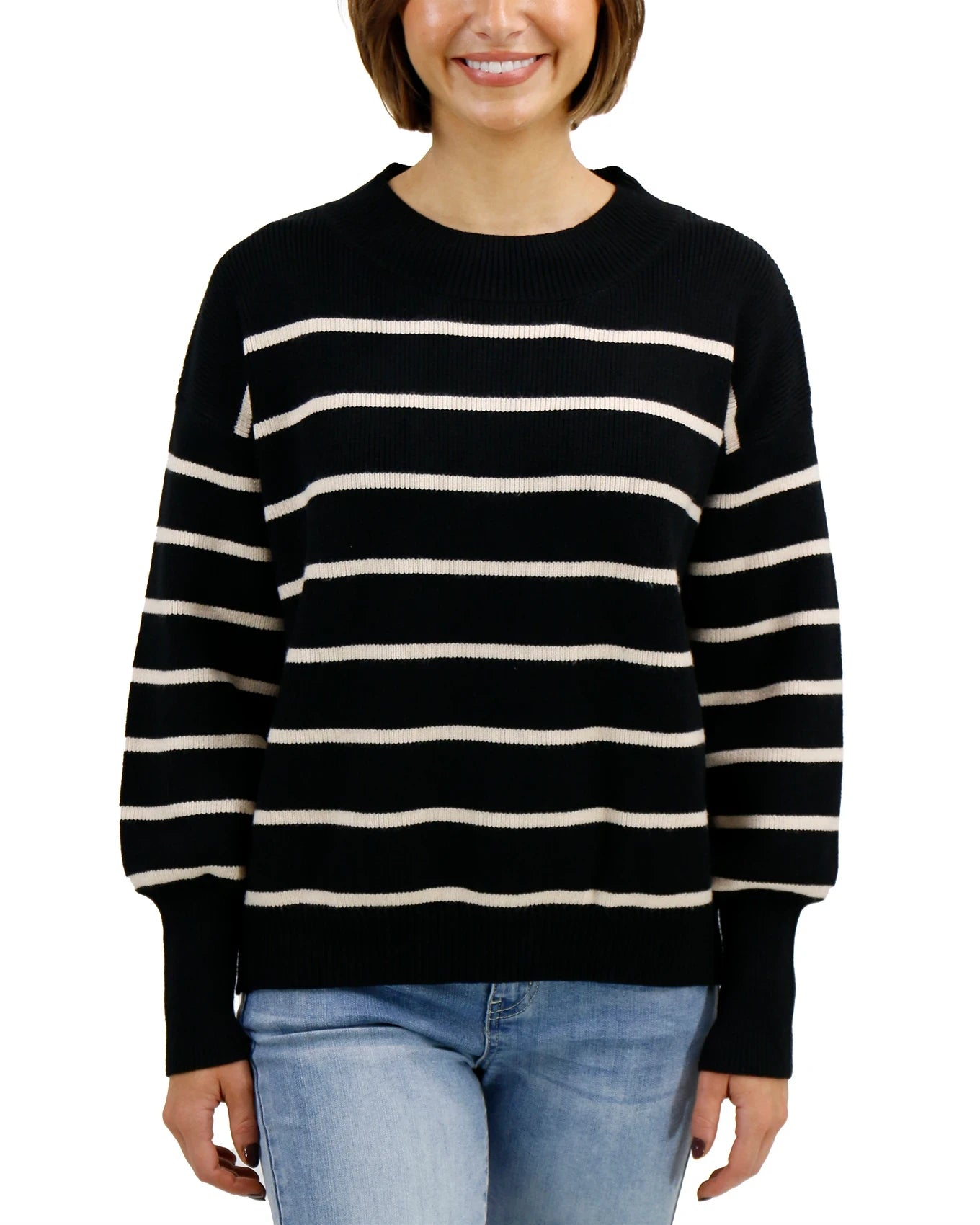 womens striped sweater