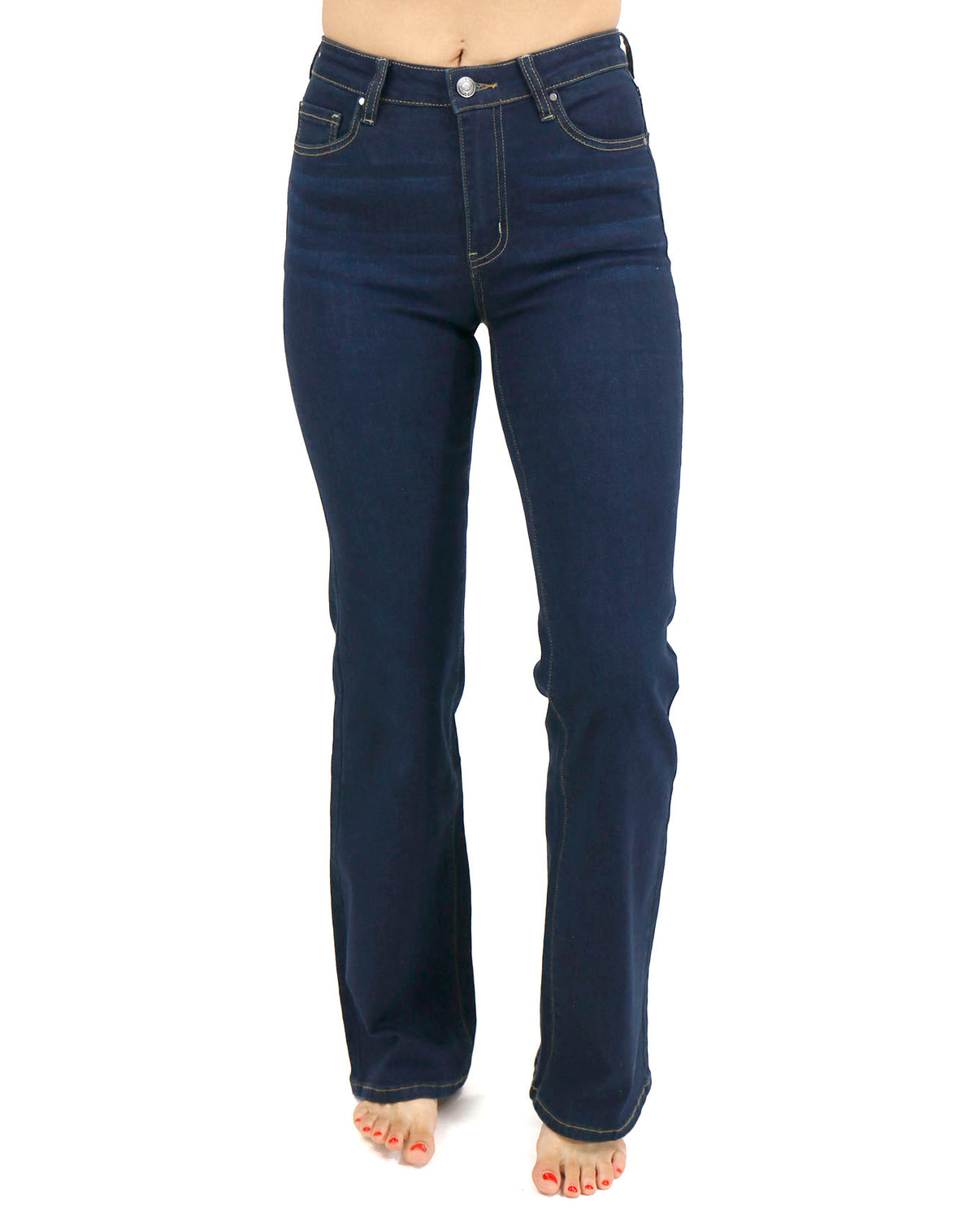 Dark Emily Flare Denims main image 1