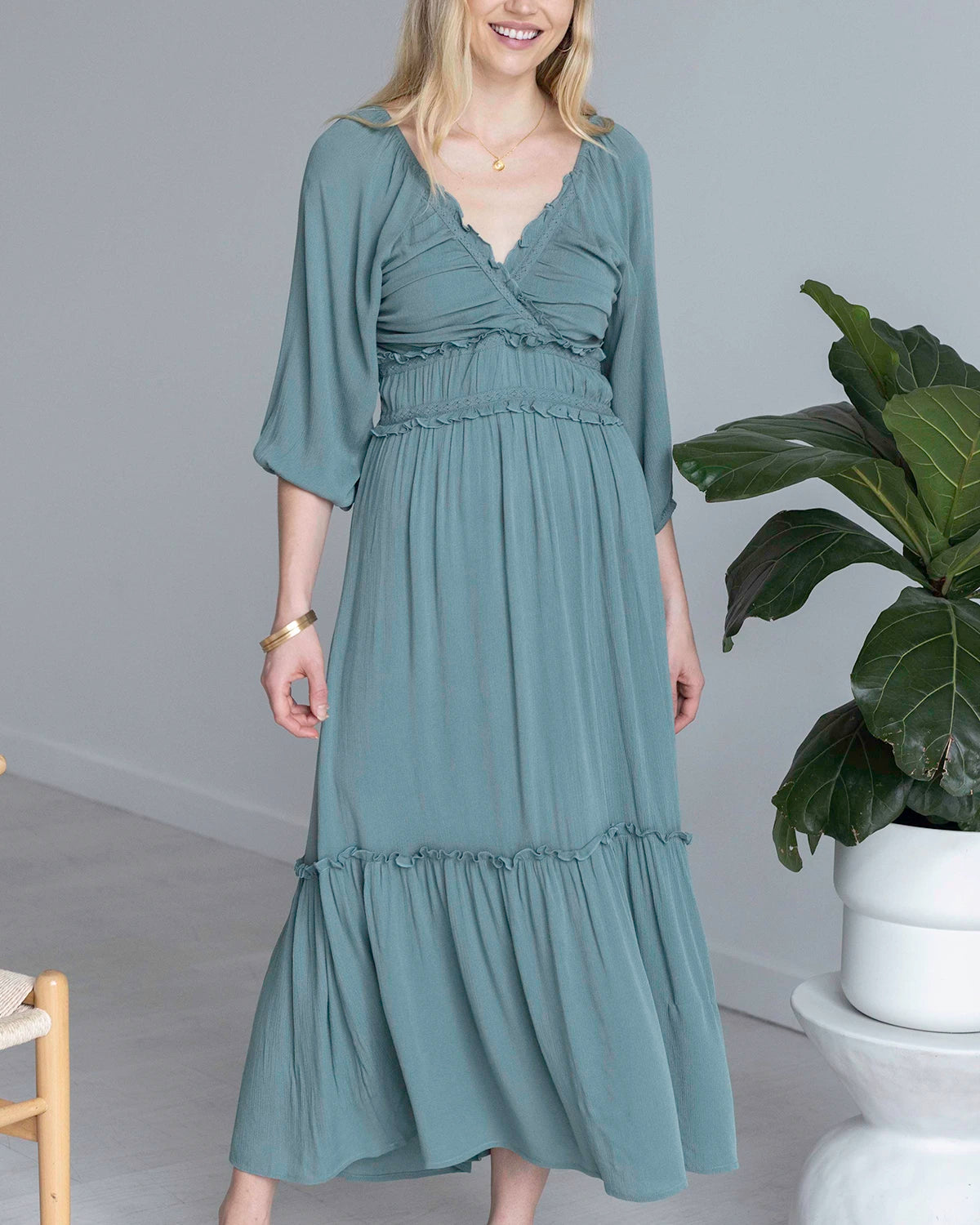DEAL: Destination Mineral Blue Maxi Dress Mineral Blue / XL DEAL: Destination Mineral Blue Maxi Dress Mineral Blue / XL