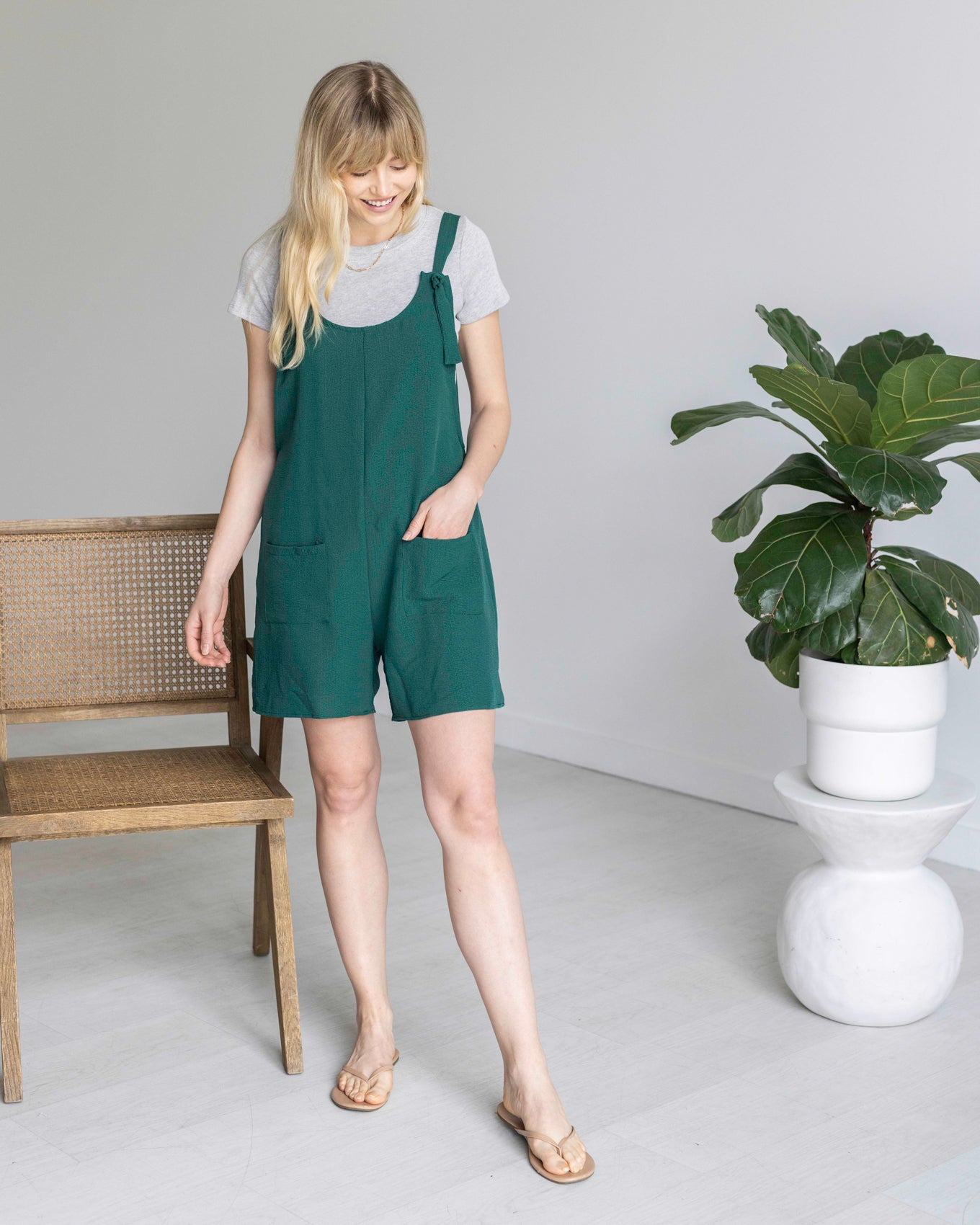 Peacock romper