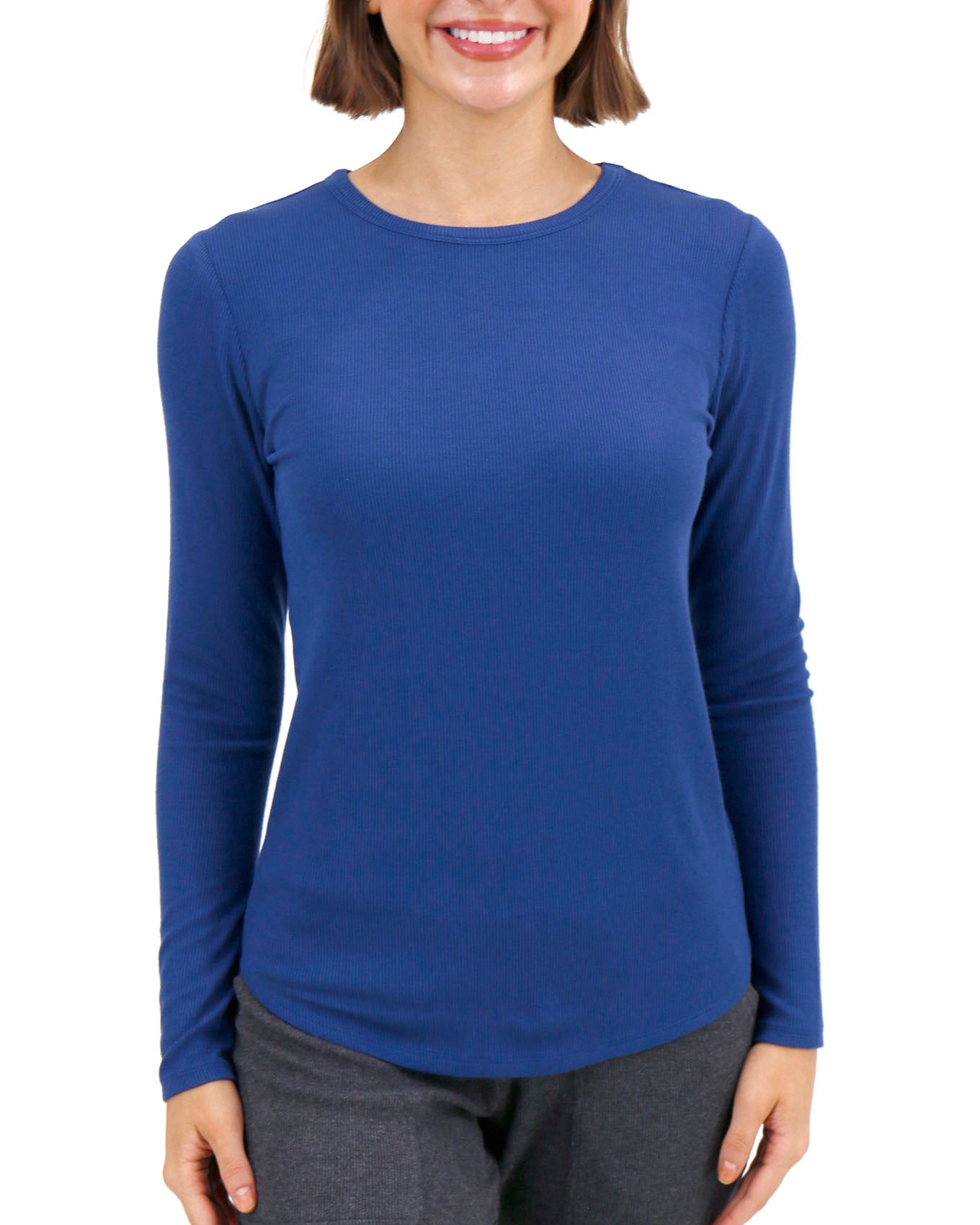 Slfessential Ss O Neck Tee Cashmere Blue