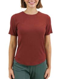 Soft Essentials Tee - Rust