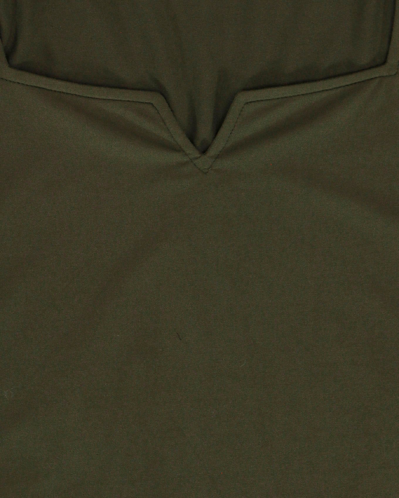 detail view stock shot of ever soft olive square neck top