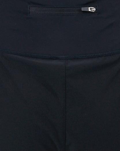 Athletic Shorts Black Zipper