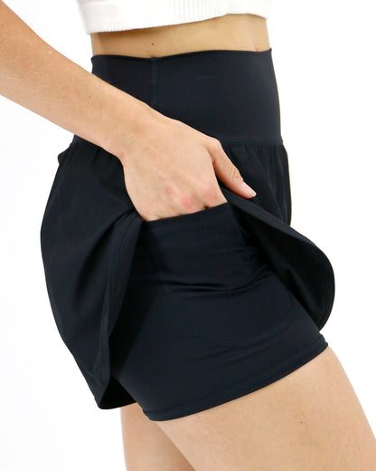 Athletic Shorts Black Sideview