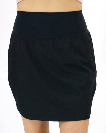 All Day Skort Black Front