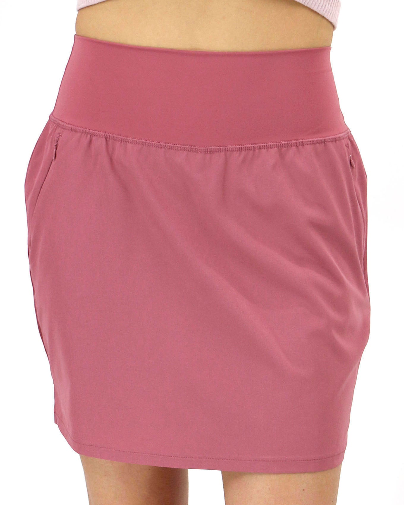 All Day Skort Dried Rose Front