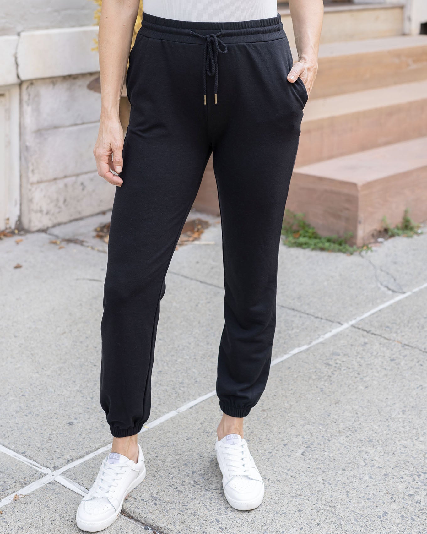 Signature Soft Black Sweatpants - Grace and Lace