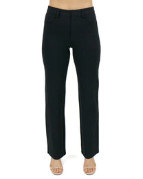 Fab Fit Black Work Pant - Straight Leg - Grace and Lace