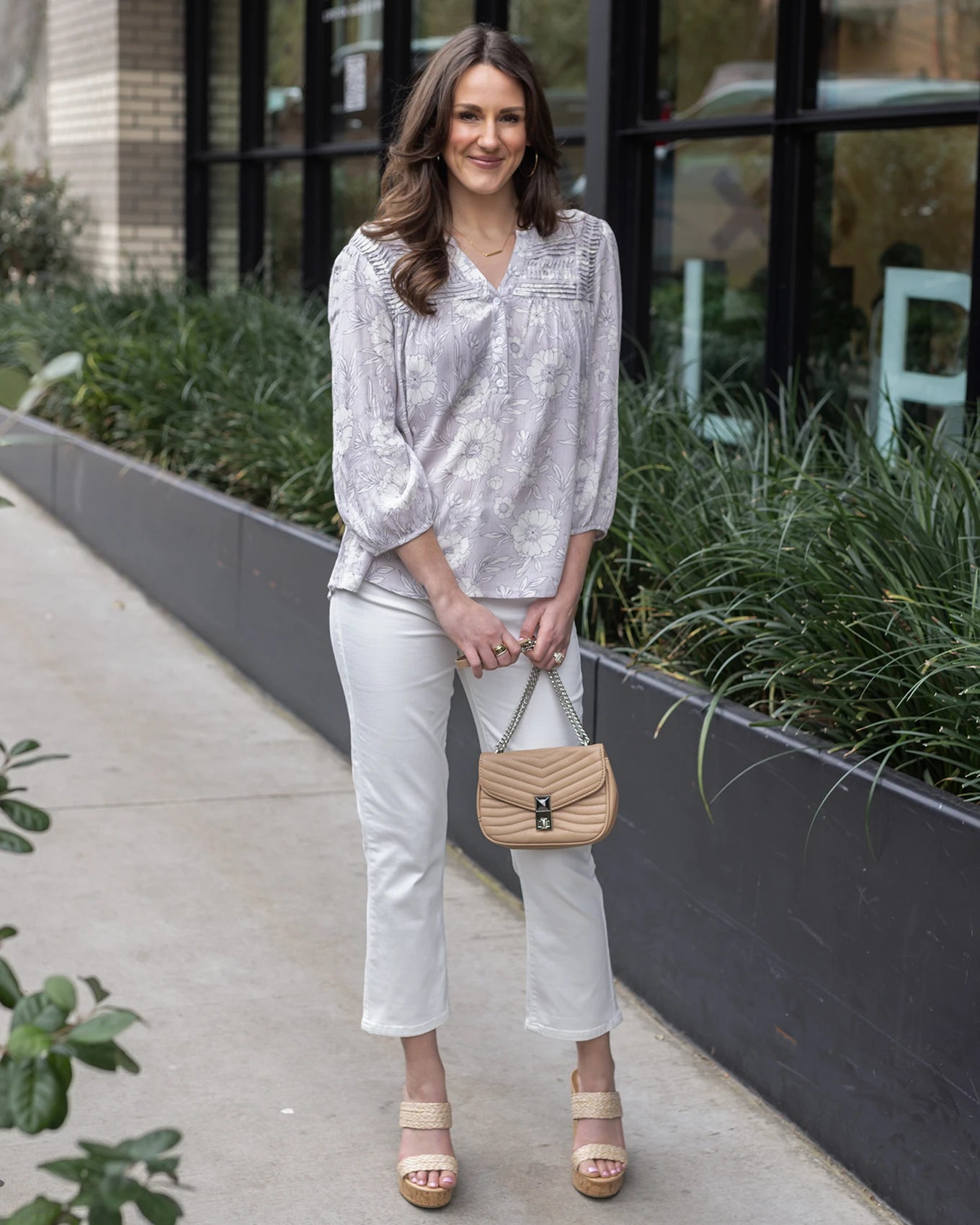 pintuck blouse