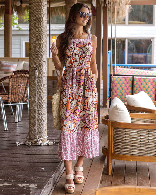 Floral maxi dress