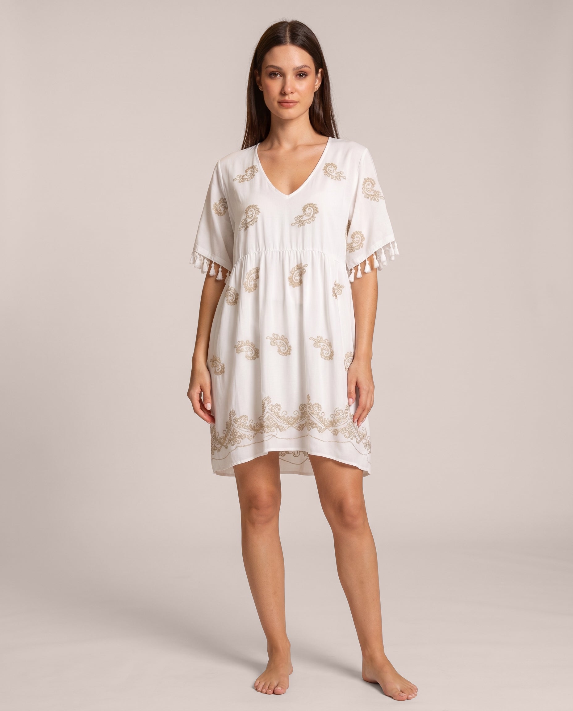 Paisley Cover-Up Dress | Women's Boho Beach Dress | Grace & Lace - Grace and Lace Paisley Cover-Up Dress | Women's Boho Beach Dress | Grace & Lace - Grace and Lace