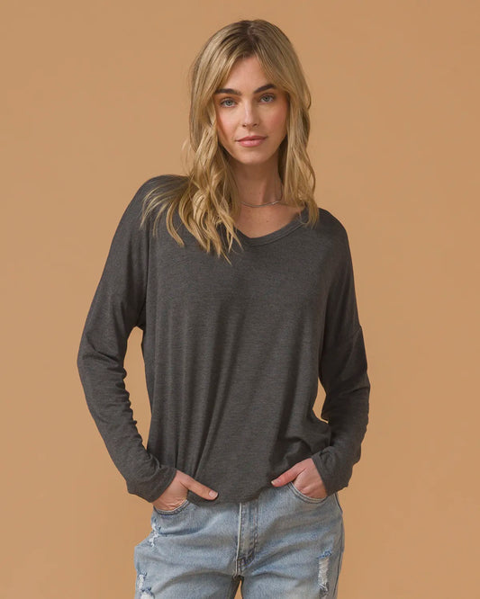 Everyday Essential V-Neck Long Sleeve