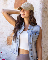 KBETHOS Women's Horse Mom Baseball Hat - Distressed Cotton Cap With Embroidery, Khaki