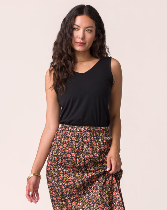 Reversible Flawless Fit Tank in Black