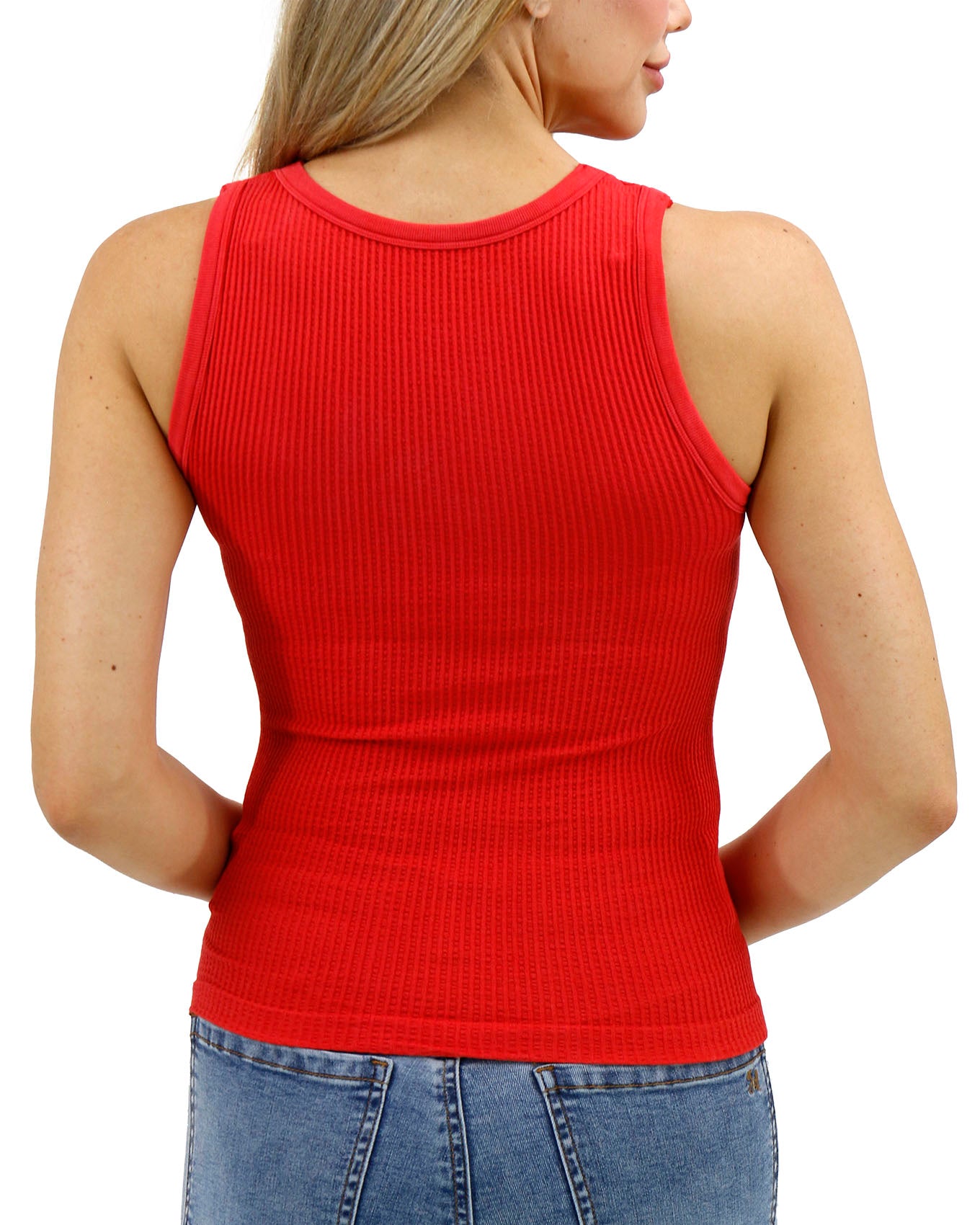Side Ruched High Tie Neck New Airy Brami Tank