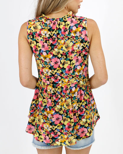 Floral Top Petunia Back