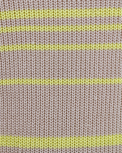 Fabric view of Lemon Lines Lightweight Sweater