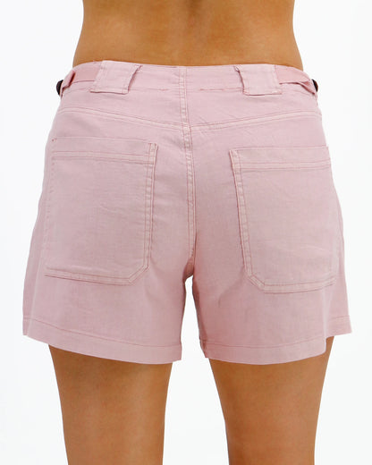 Blush Linen Shorts