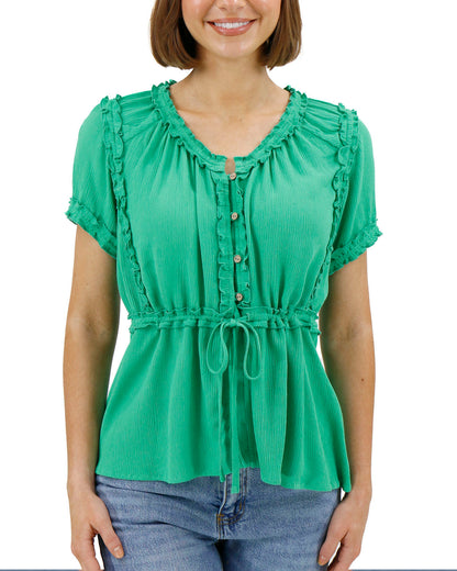 Ruffled blouse