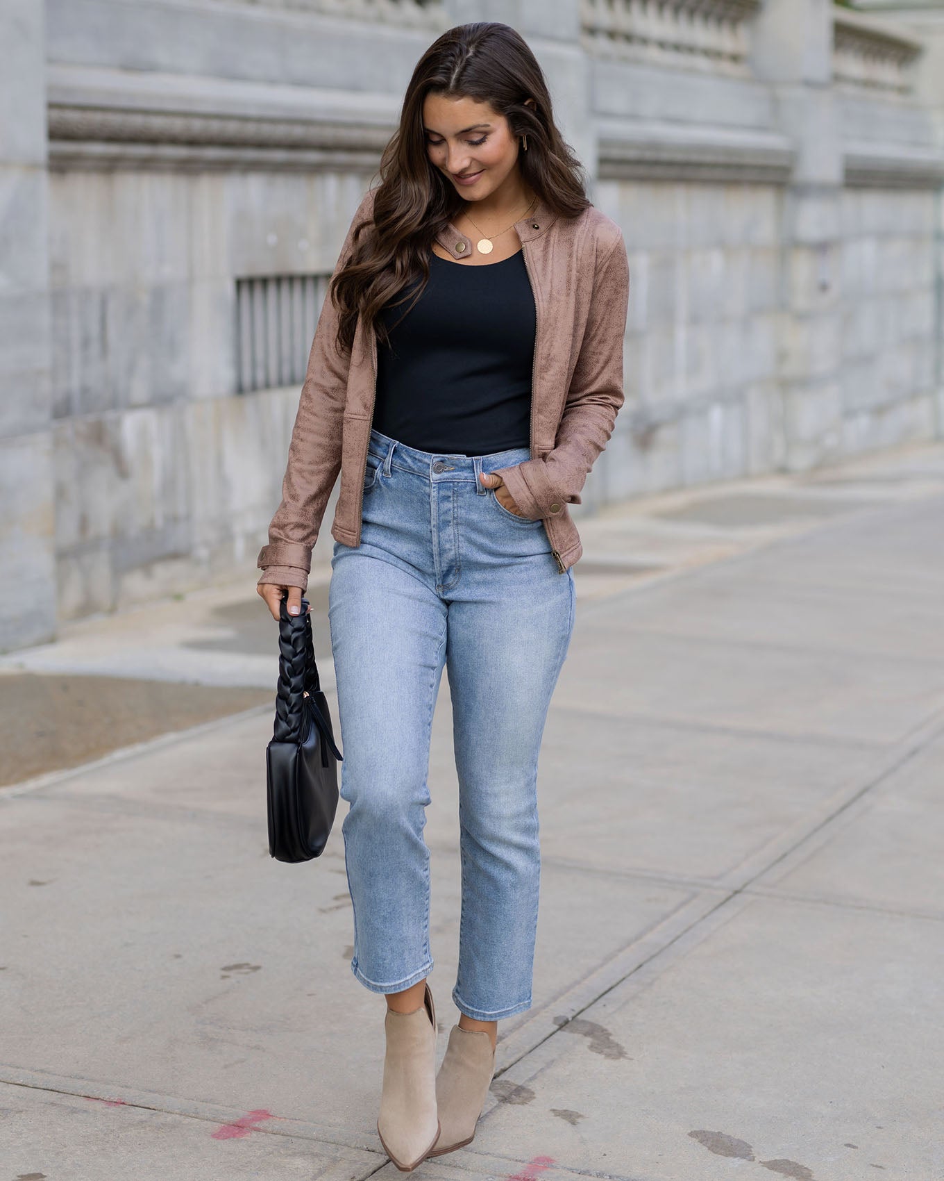 Luxe Black Long Sleeve Bodysuit