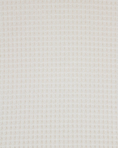 waffle tee fabric in vintage cream