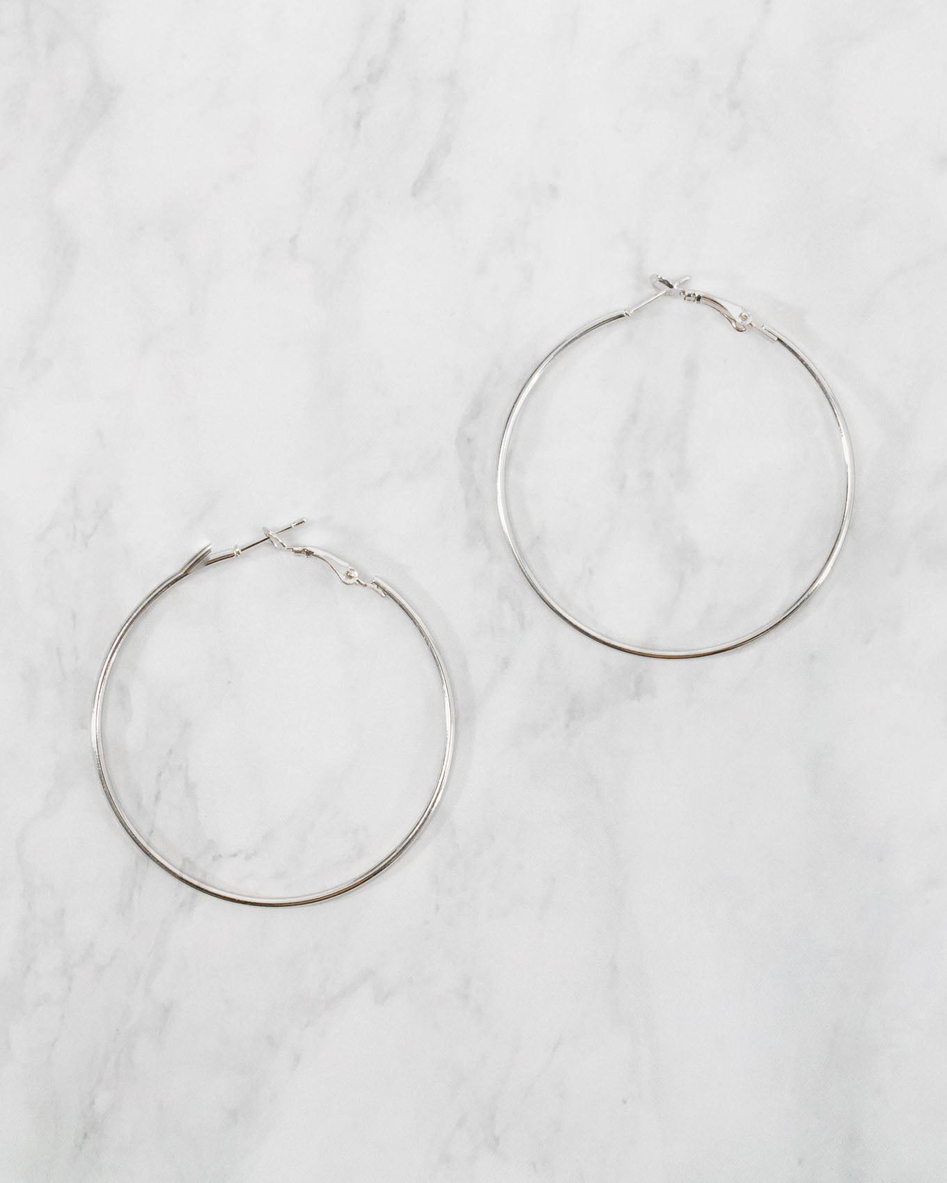 Mel’s Favorite Silver Hoop Earrings