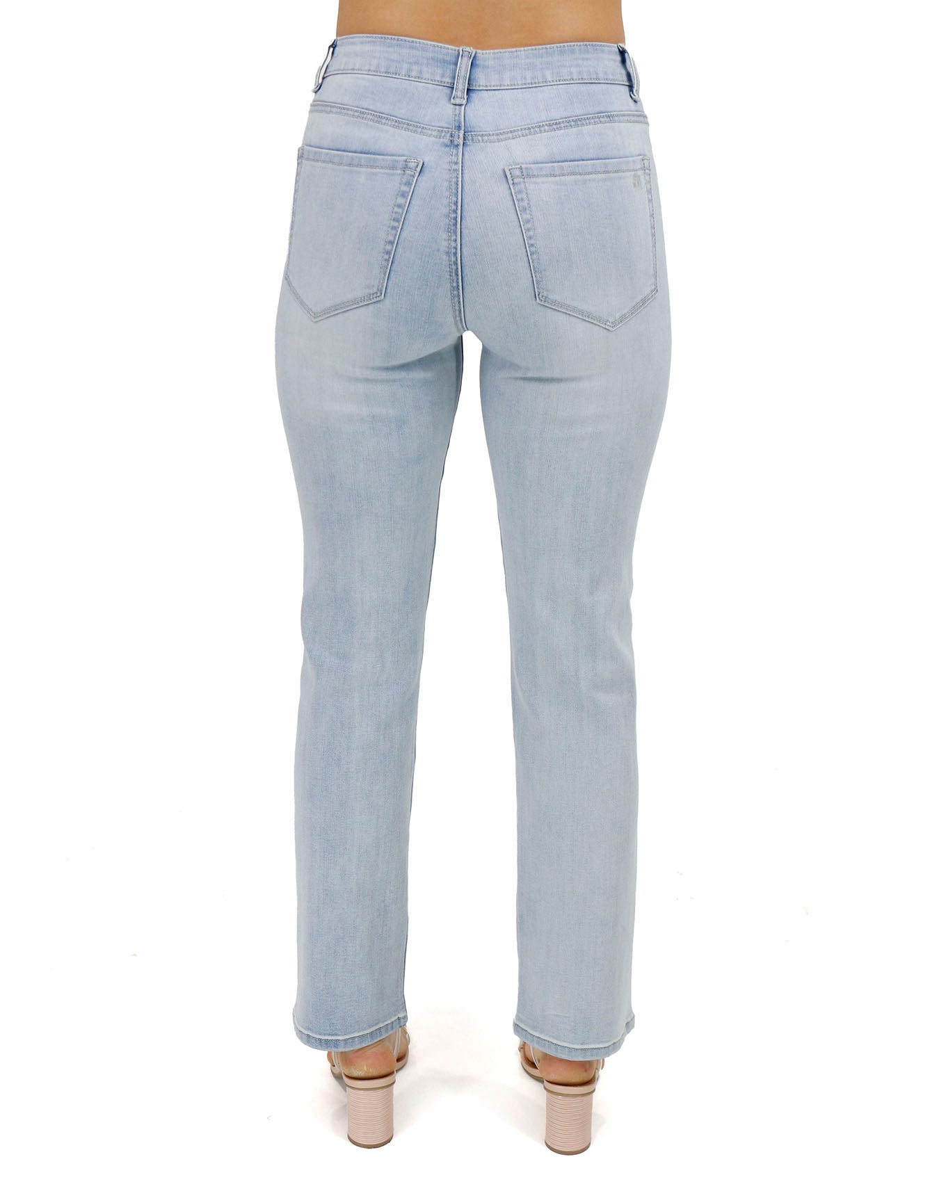 Mel's Fave Non Distressed Light Mid-Wash Full Length Jeans