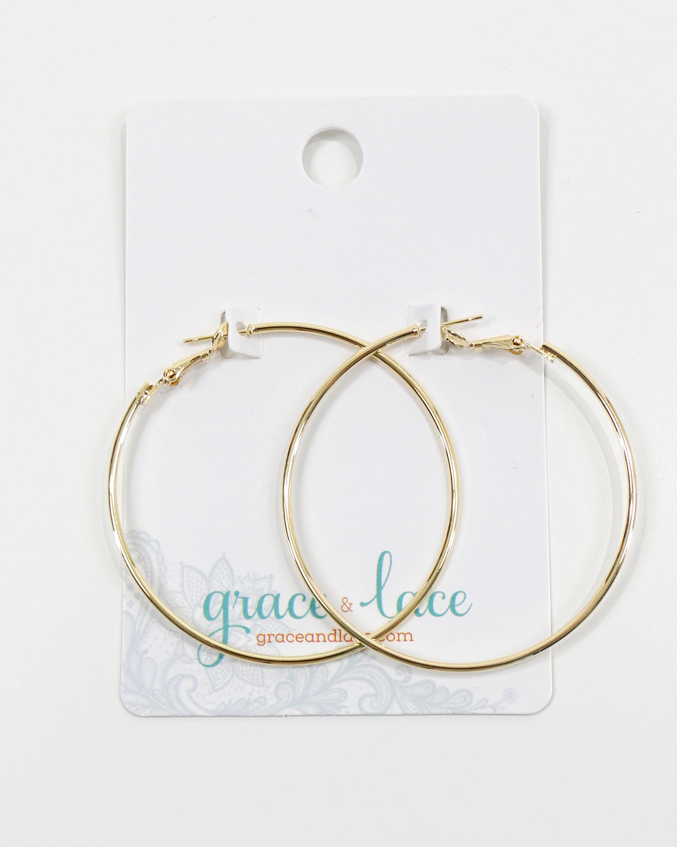 Mel's Favorite Hoop Earrings in Gold