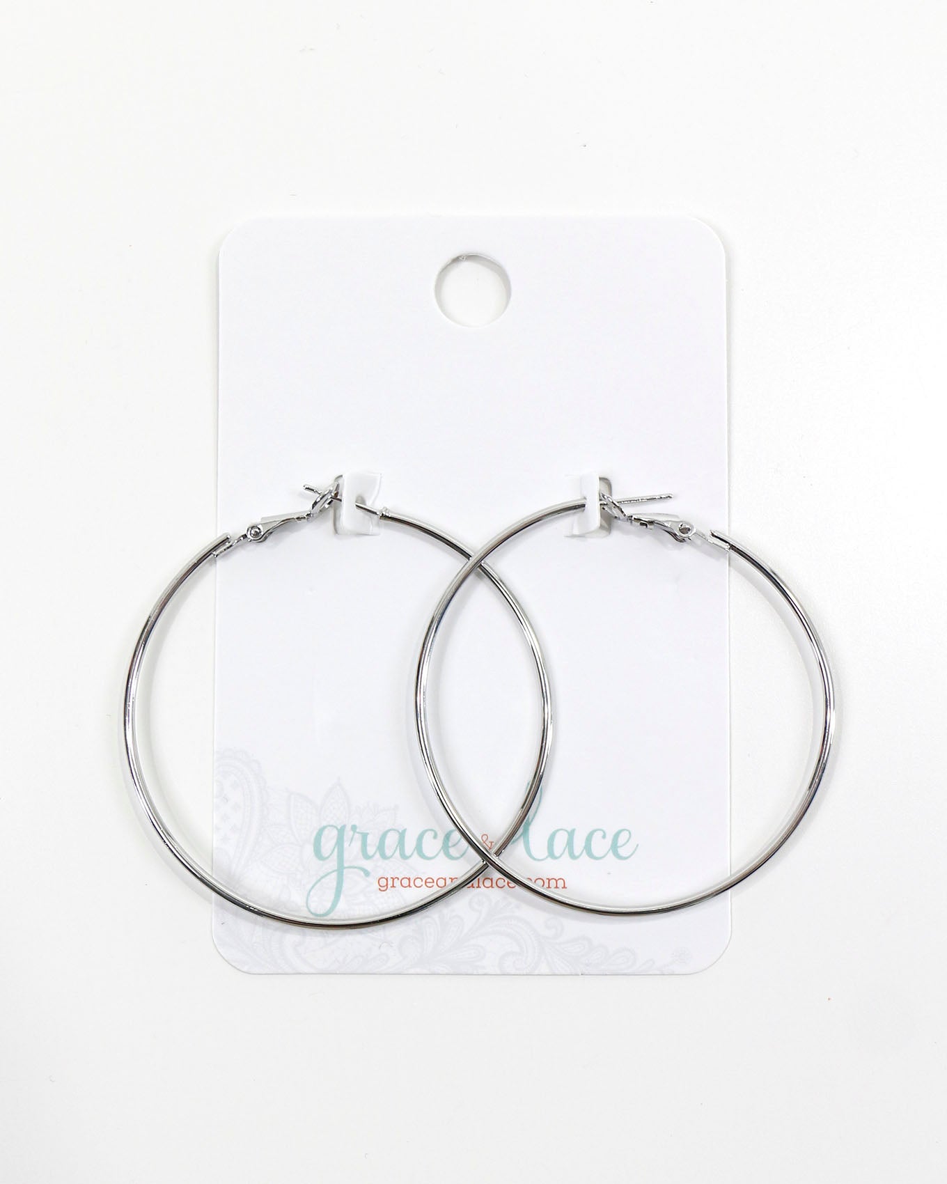 Mel's Favorite Hoop Earrings in Silver