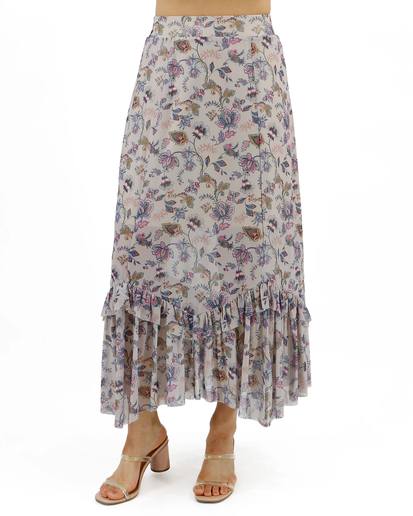 flowy maxi skirt