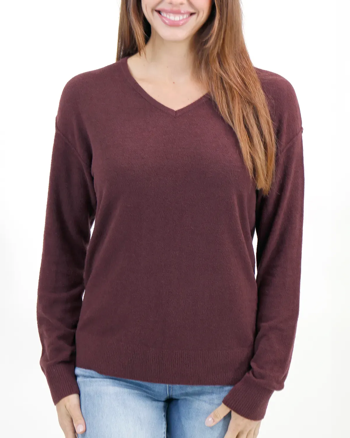 v neck sweater