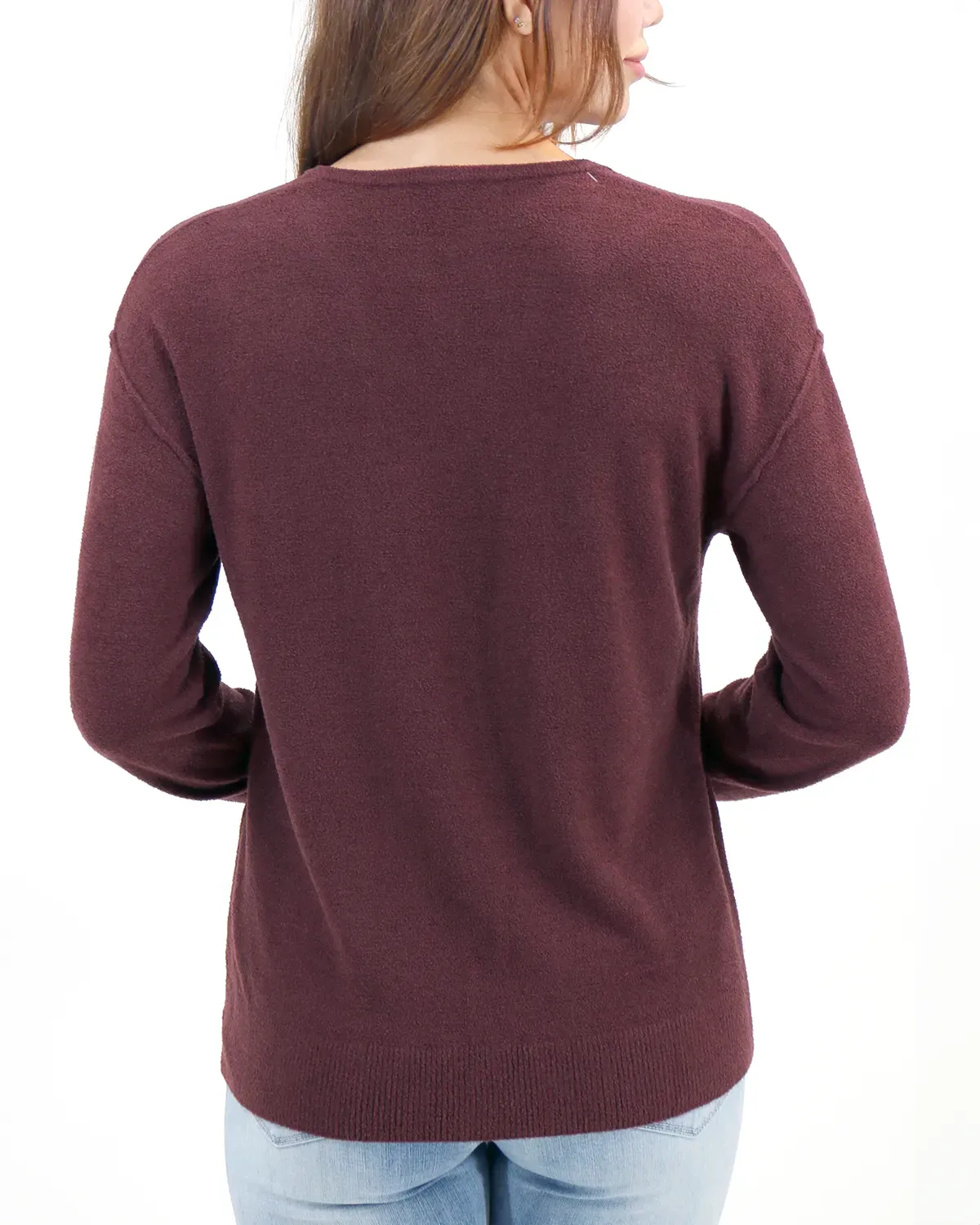 pullover v neck sweater
