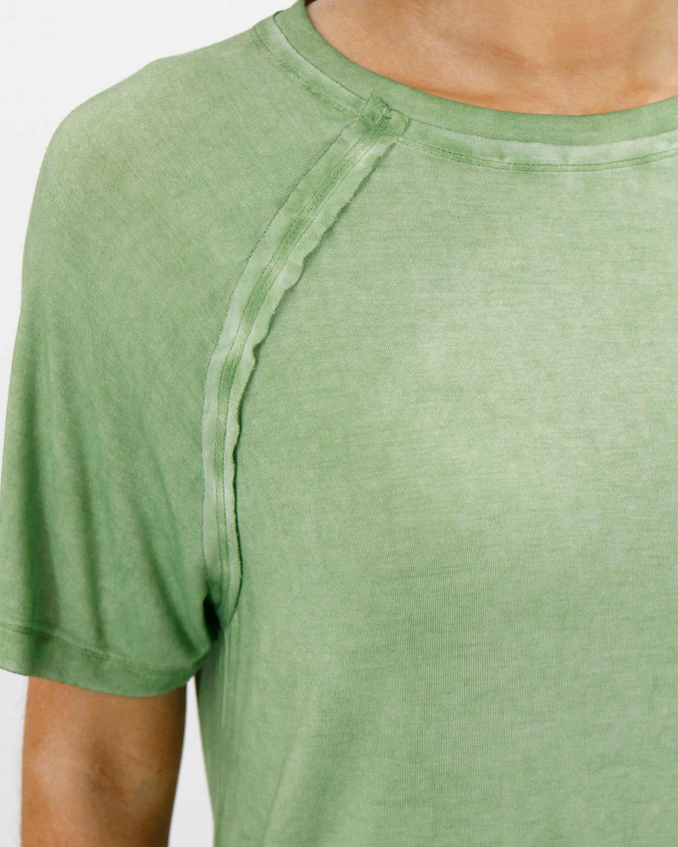 Mineral Washed Mineral Green Raglan Tee - FINAL SALE