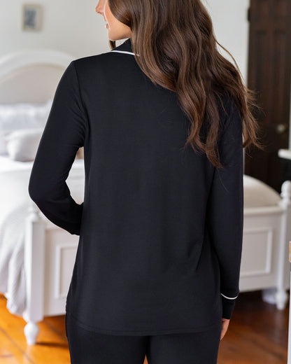 back view of classic modal pajama top