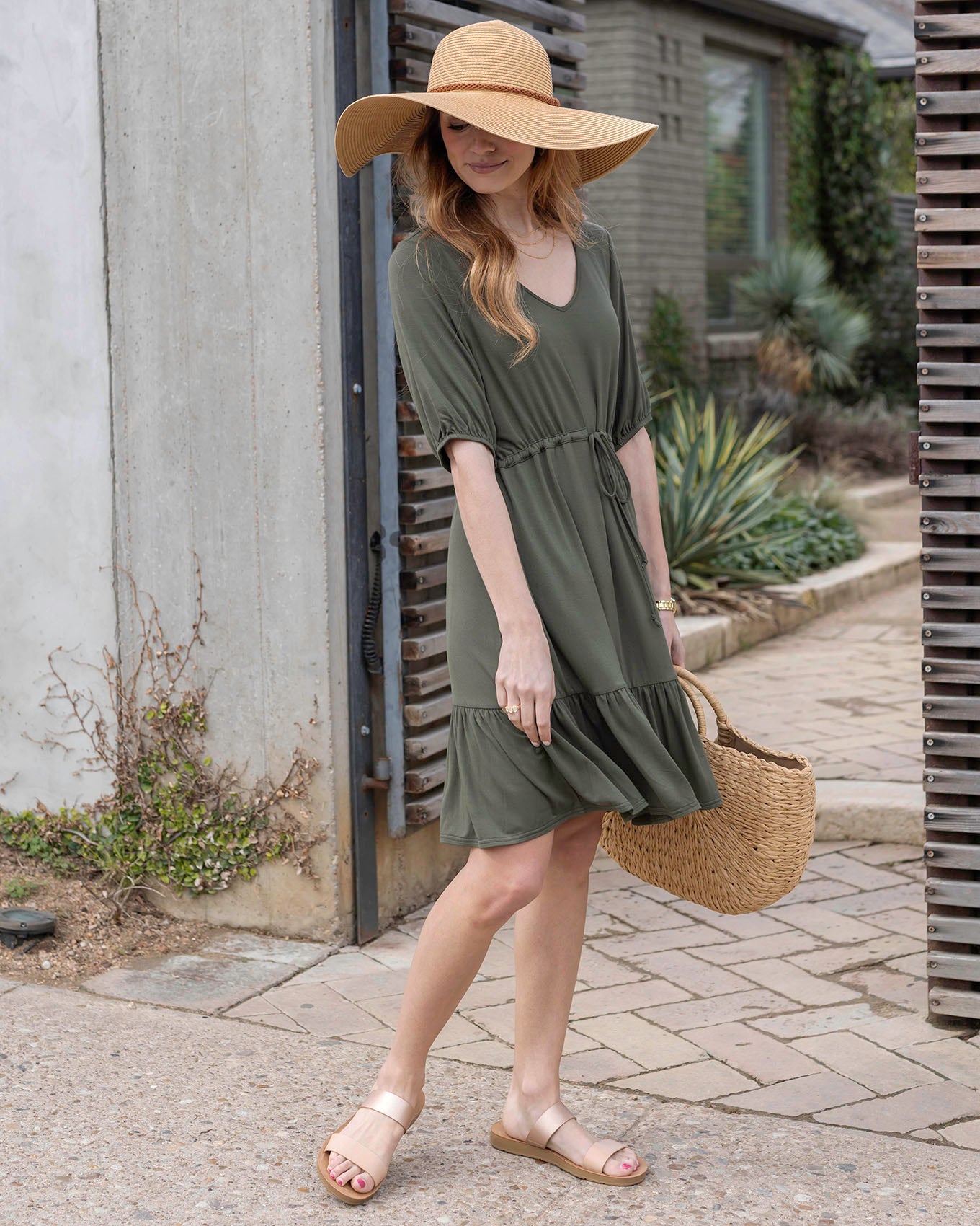 Green dress