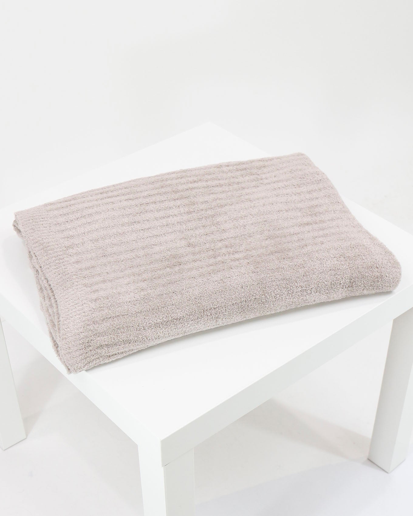 Grey throw blanket