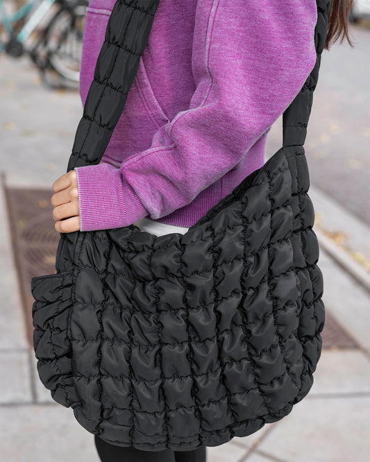 Puffer Quilted Crossbody Bag
