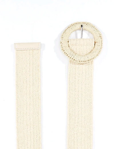 circle buckle belt