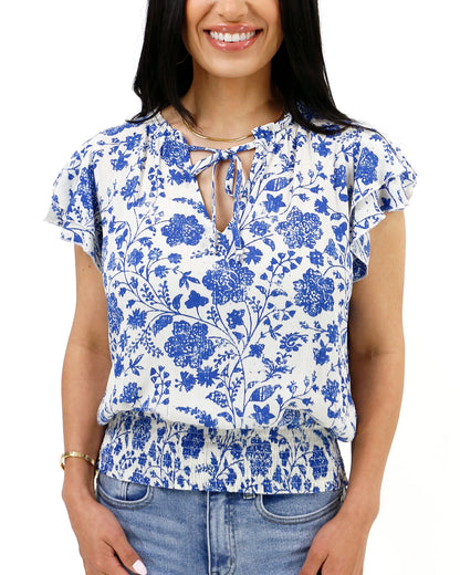 blue blouse