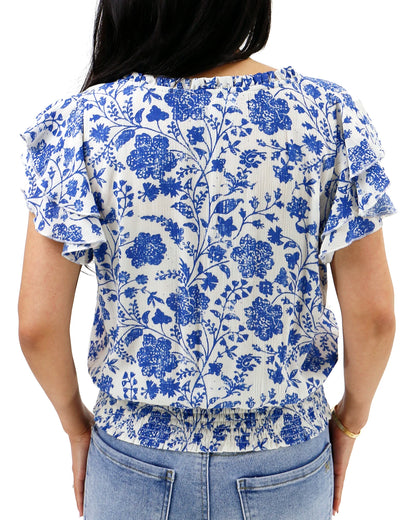 blue blouse womens