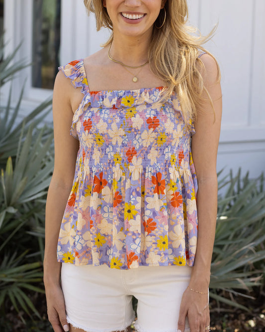 Ruffle tank top