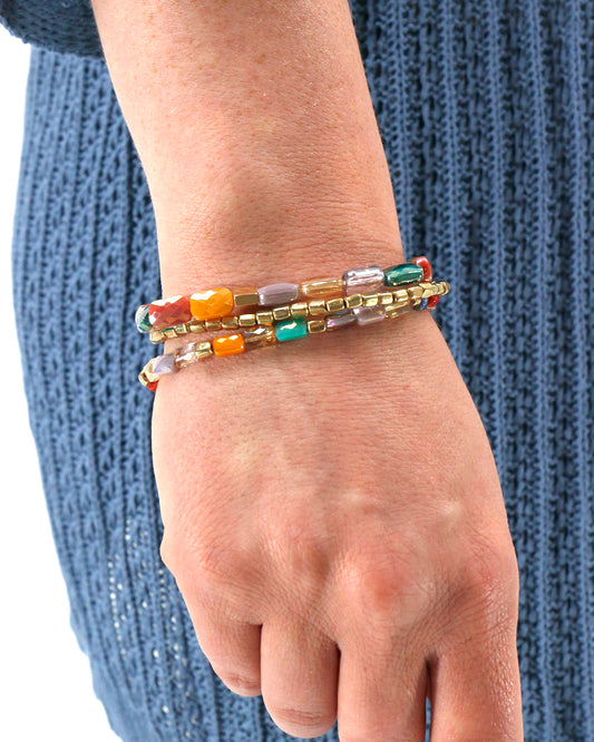Sea glass bracelet