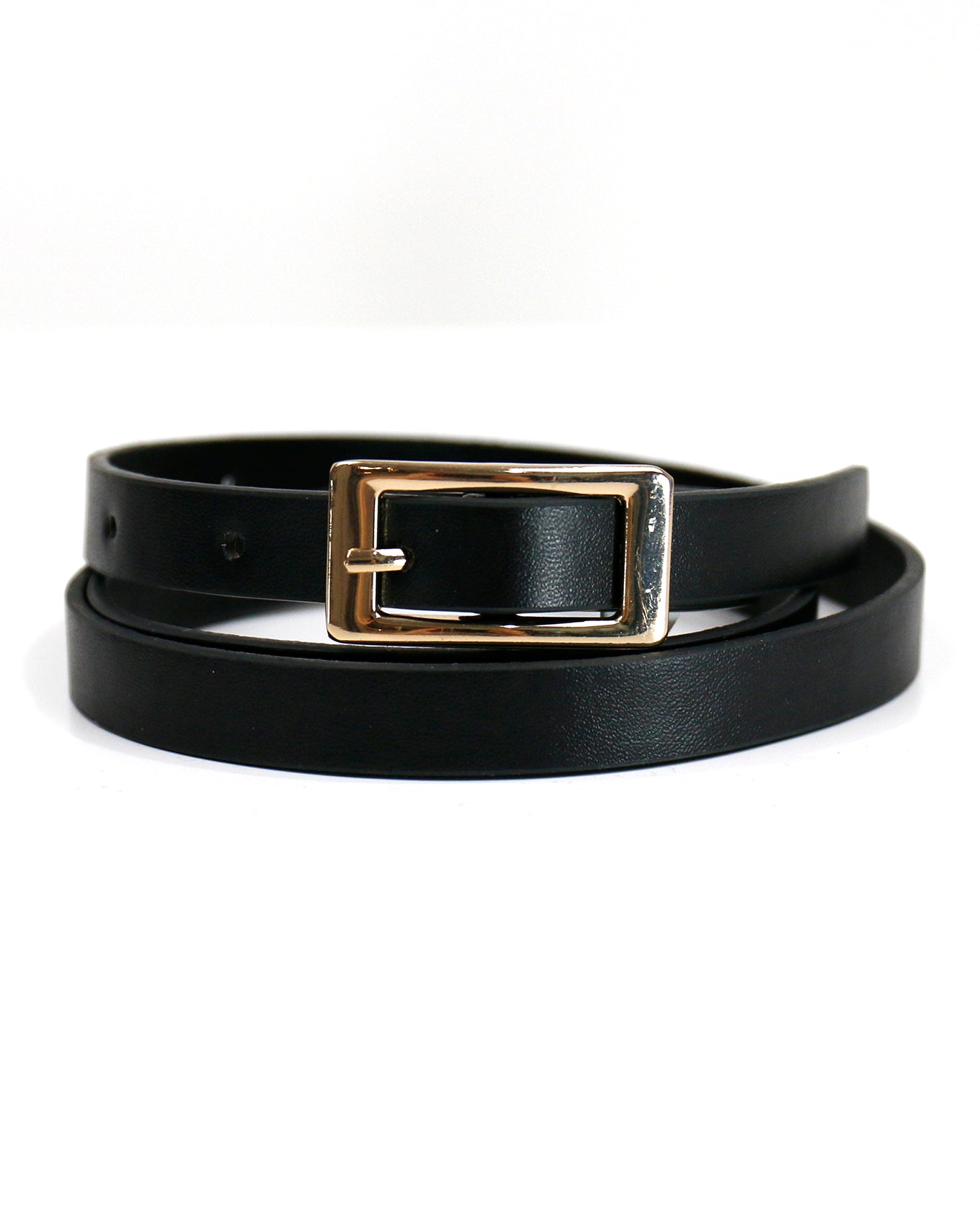 Skinny Black Fashion Belt