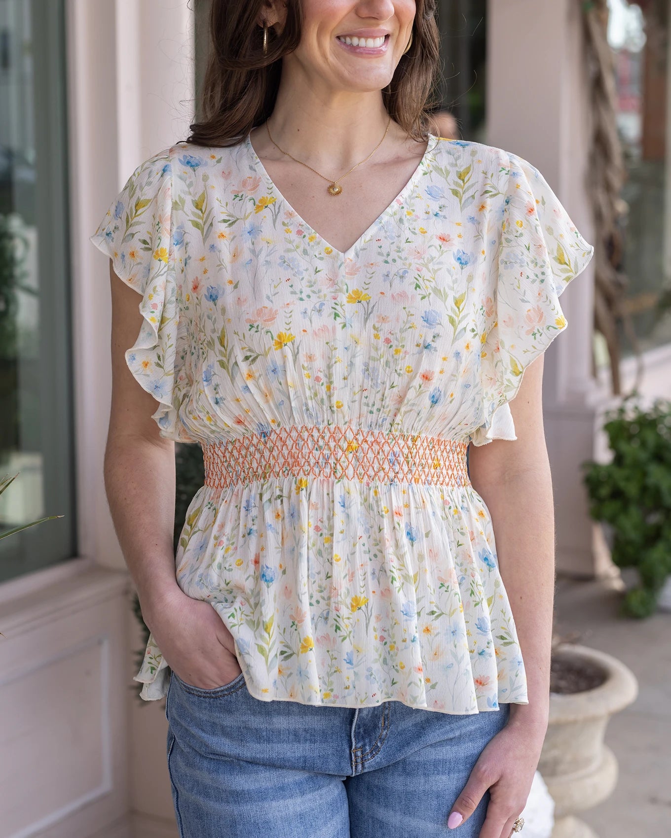 Ruffle top